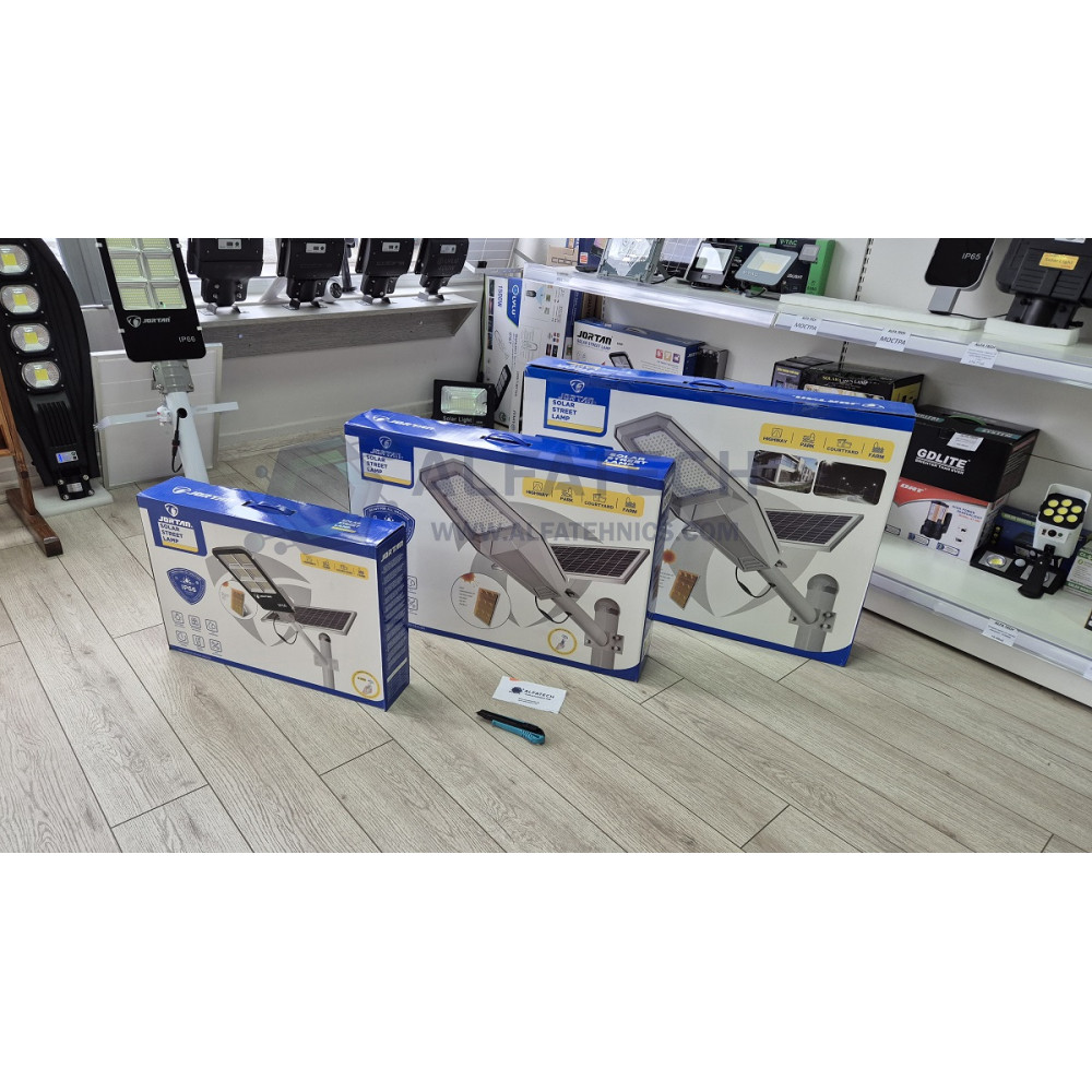 Соларна улична лампа Jortan 1000W JRN 1000, Метален корпус