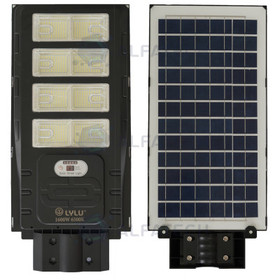 Соларна улична лампа Lylu 1600W вграден соларен панел и дистанционно