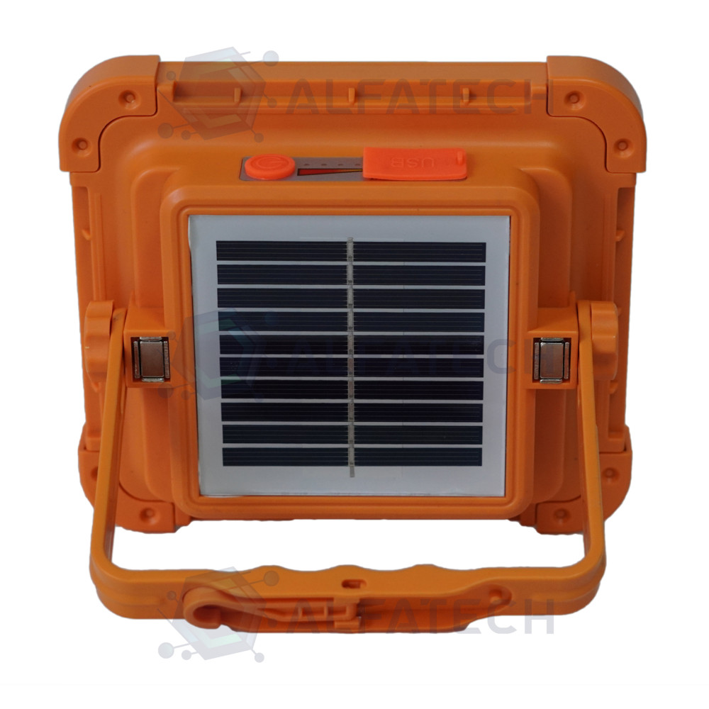 LED Прожектор Orange 1288 вграден соларен панел батерия и магнит