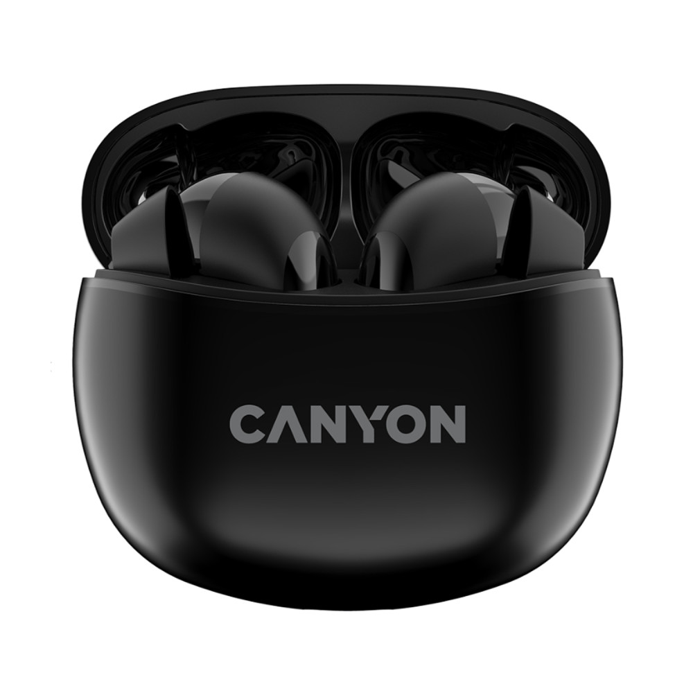 Слушалки Canyon CNS-TWS5W, Bluetooth, Microphone, Charging 500mAh