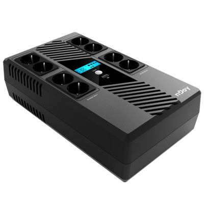 UPS устройство nJoy Token 800VA - 480W LCD дисплей
