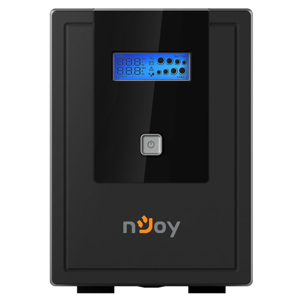 UPS устройство nJoy Cadu 2000 - 1200W, AVR, 4 контакта, RJ45, RJ11