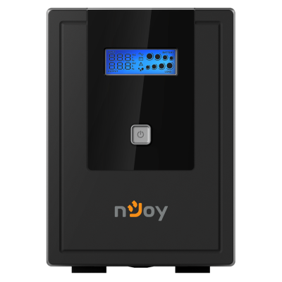 UPS устройство nJoy Cadu 2000 - 1200W, AVR, 4 контакта, RJ45, RJ11