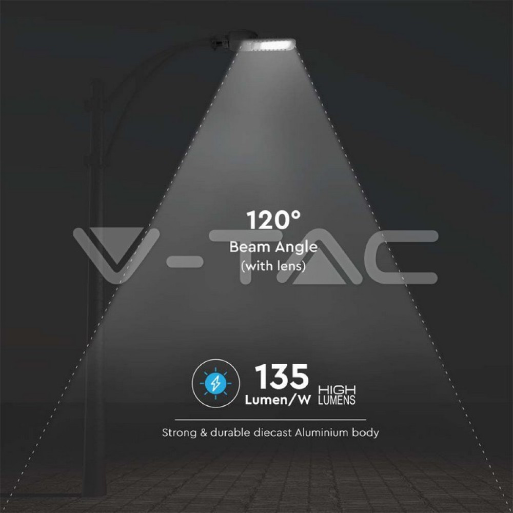 Улична лампа Samsung чип 50W 6400K 135lm/W