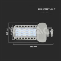 Улична лампа Samsung чип 100W 6500K 135lm/W