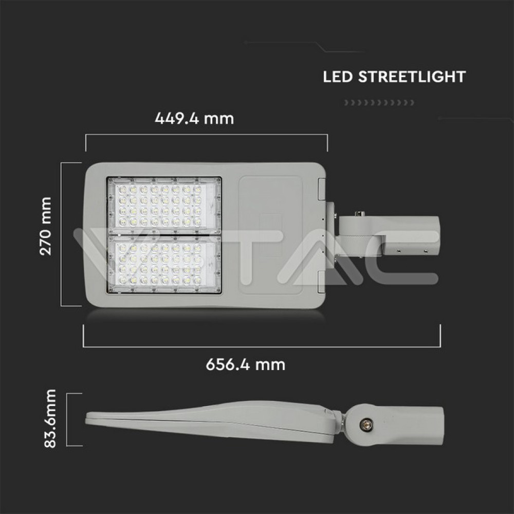 Улична лампа Samsung чип 100W 5700K 140lm/W