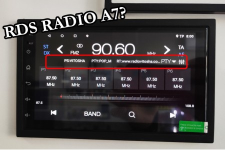 RDS Radio актуализация за A7/A7Pro