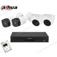 Dahua 2.8-3.6mm, Full HD, 4 Камери, външен монтаж