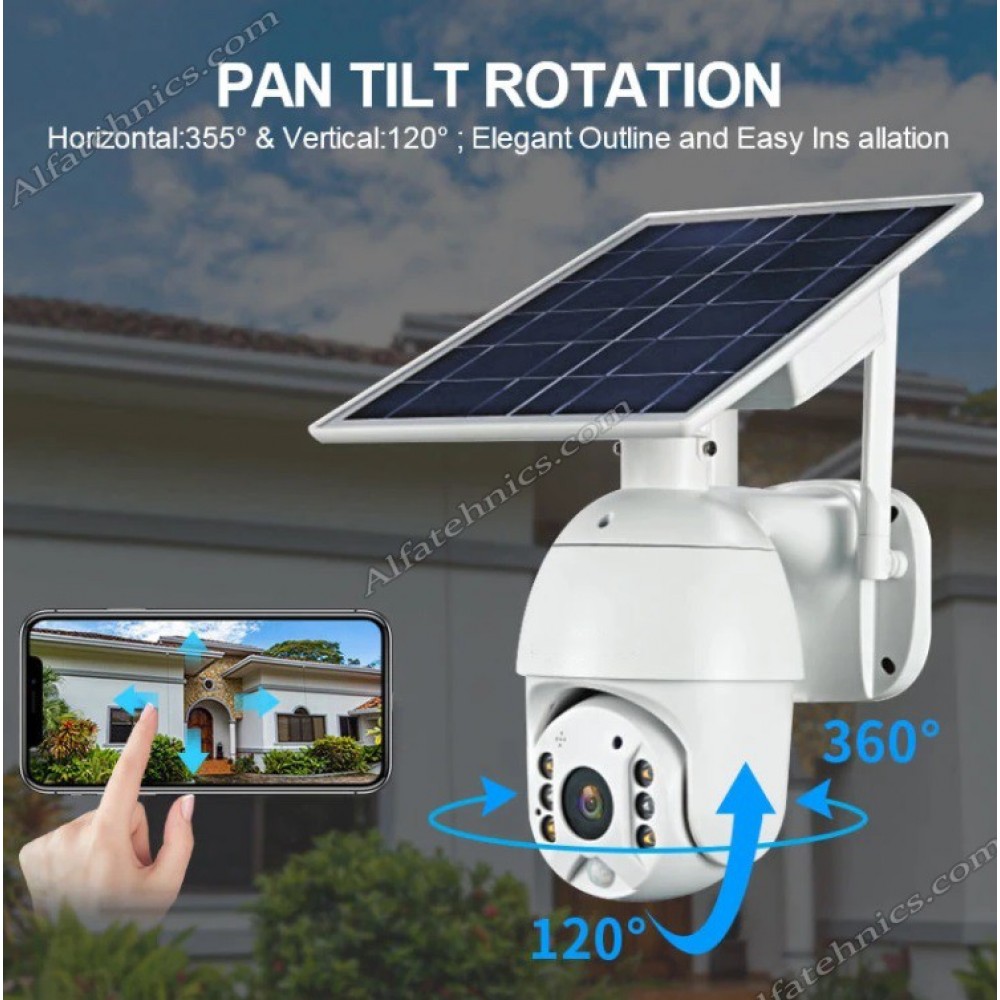 Въртяща соларна WiFi IP камера Solar Star RBX-S10
