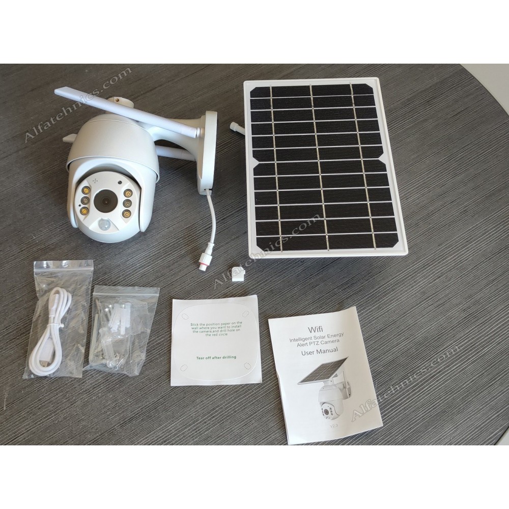 Въртяща соларна WiFi IP камера Solar Star RBX-S10