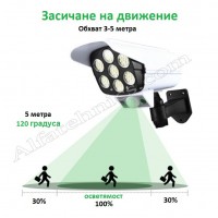 Соларна лампа - Имитация камера, LED 77