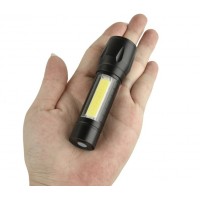 LED Акумулаторен Фенер 1517, Li-ion, 3 режима, ZOOM
