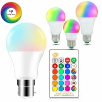 RGB Крушка с дистанционно, Е27 Цокъл