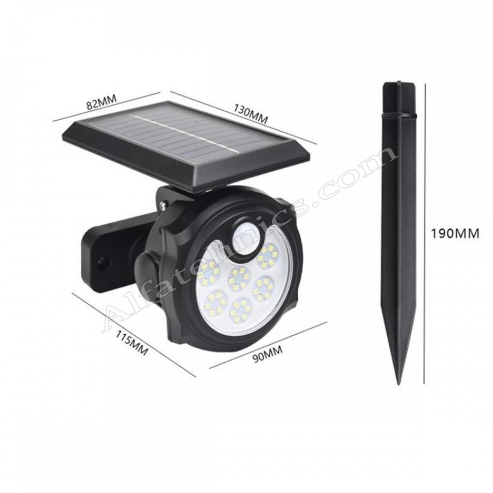 Соларна Лампа TS-1705C, земя или стена