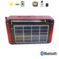 Соларно FM Радио с bluetooth