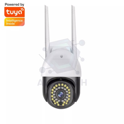 Wi-Fi IP камера Tuya C18 3MP, въртяща, Colorview