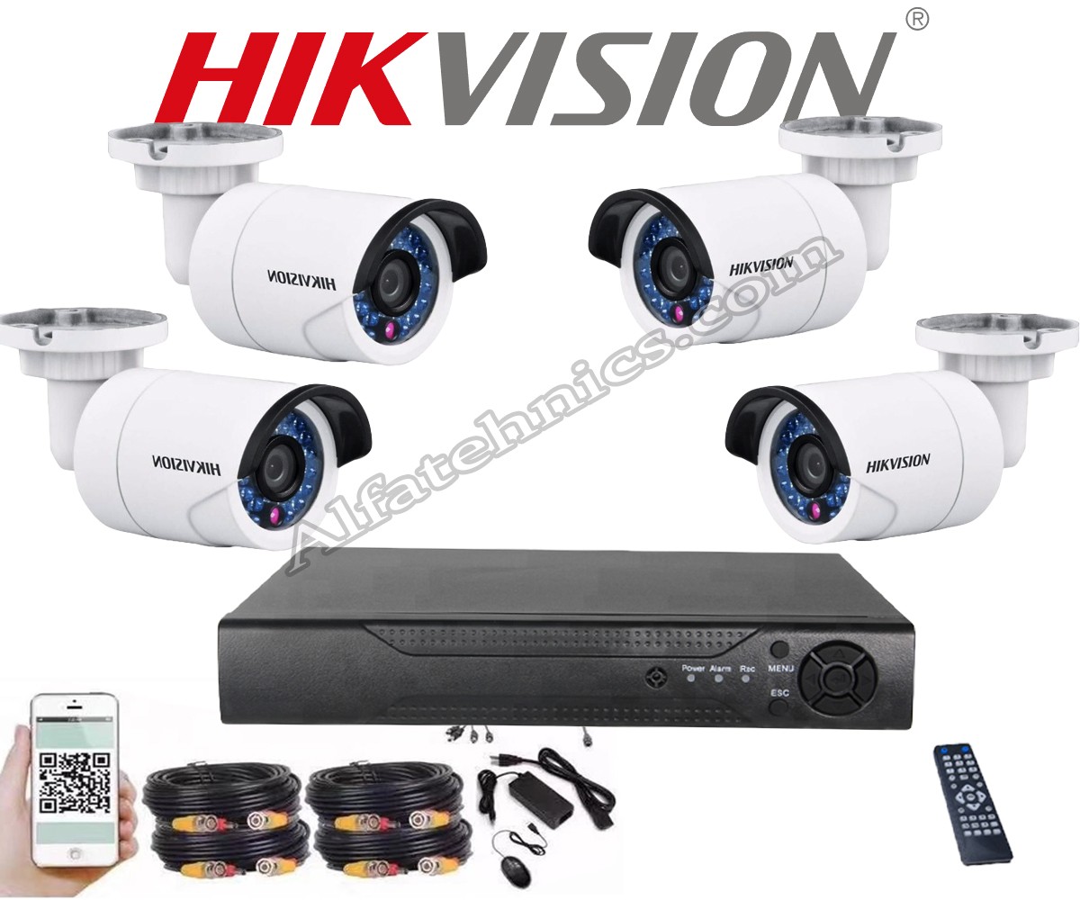 Наблюдение Hikvision Пълен комплект