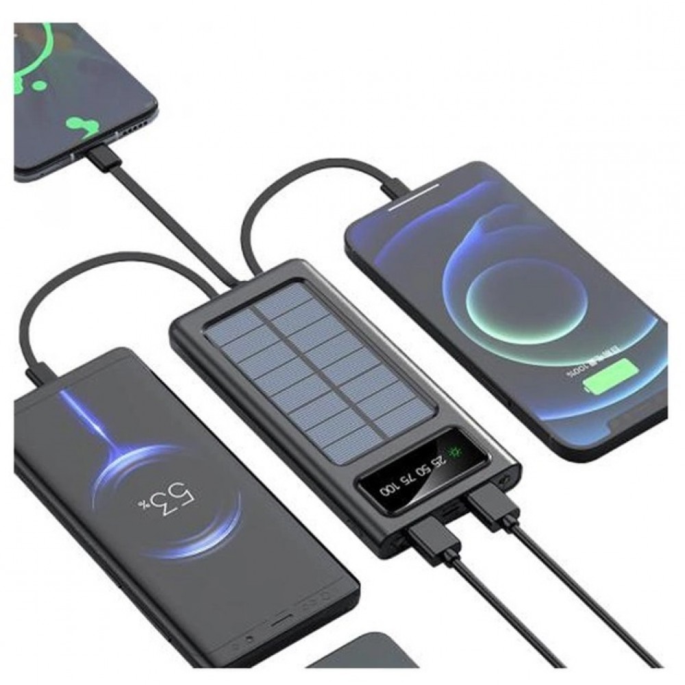 Соларна външна батерия - PowerBank UKC 8285 - 10Ah 