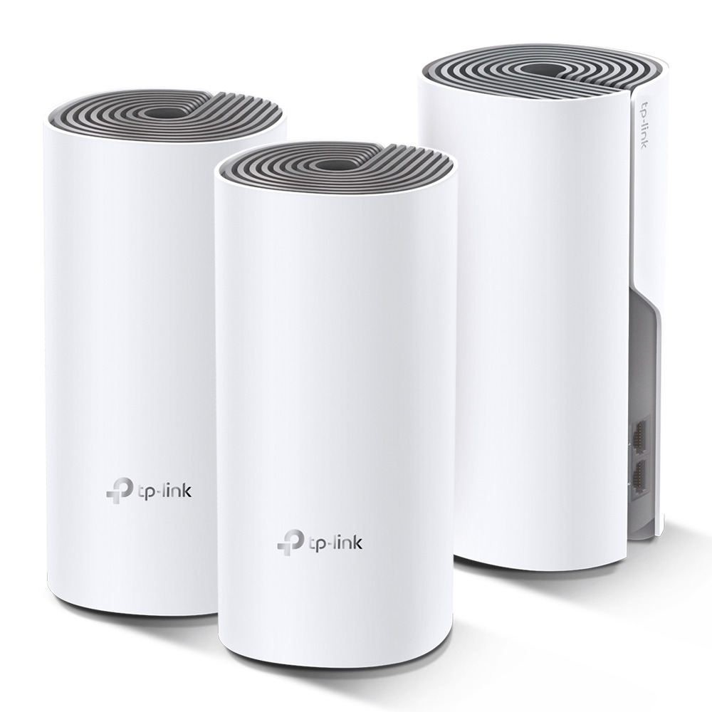 Безжичен Wi-Fi Mesh система TP-Link Deco E4 AC1200 (3 броя)