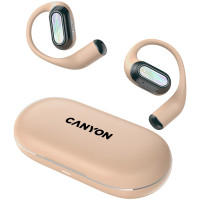 Безжични Слушалки Canyon OnFlow 12,TWS ,ENC шумопотискане, Бежови