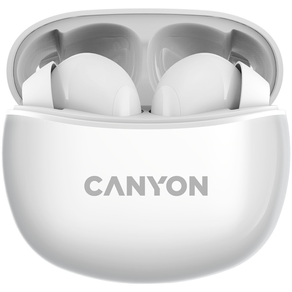 Безжични Слушалки Canyon TWS-5, бели