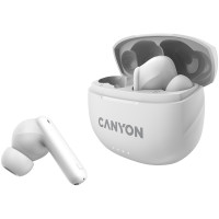 Безжични Слушалки Canyon TWS-8 ENC, Бели