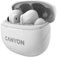 Безжични Слушалки Canyon TWS-8 ENC, Бели