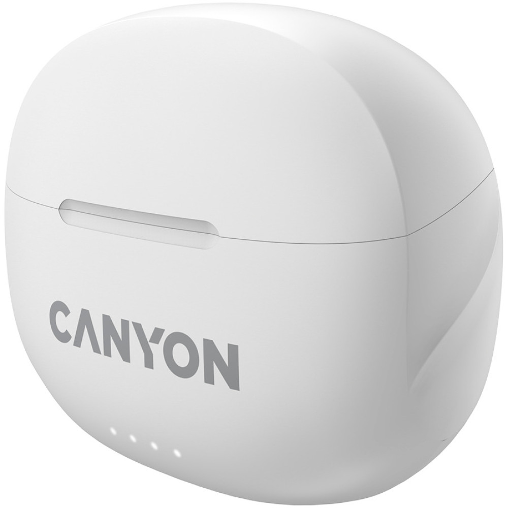 Безжични Слушалки Canyon TWS-8 ENC, Бели