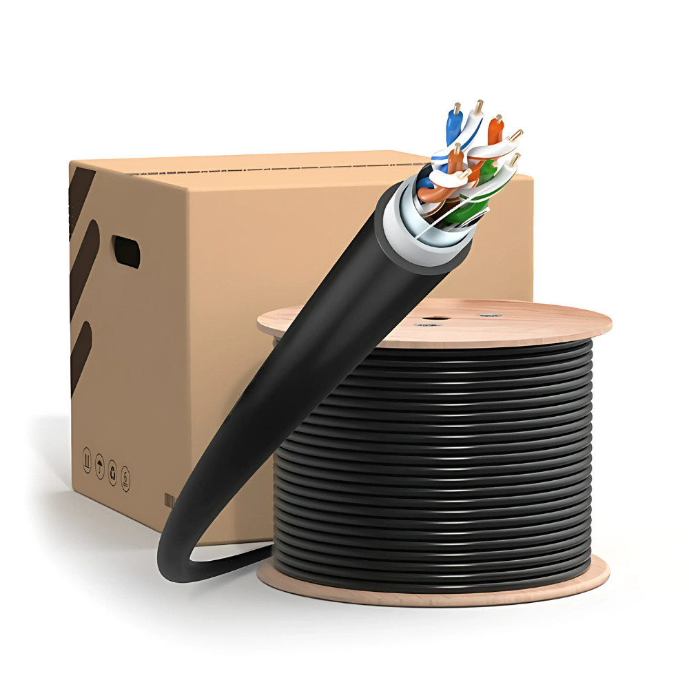 Кабел F UTP AWG24 Cat5e 24AWG CU - Меден с UV защита и alu екран