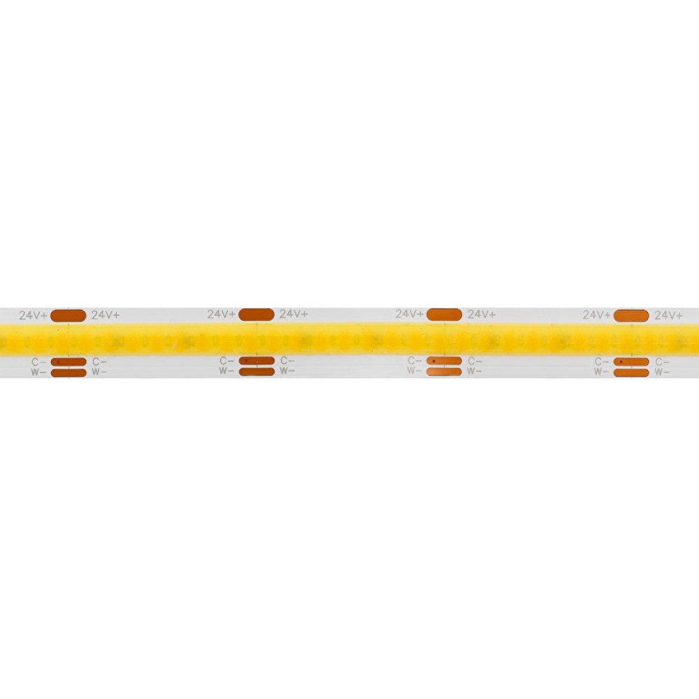 LED лента 14W/m, 24V DC, 2700K-6500K, IP20, COB, 608LEDs/m