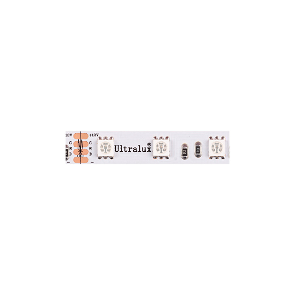 LED лента 7.2W/m, 12V DC, RGB, IP65, SMD5050, 30LEDs/m