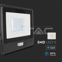 LED прожектор Samsung чип 30W 6400K с PIR Сензор