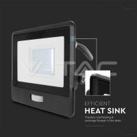 LED прожектор Samsung чип 30W 6400K с PIR Сензор