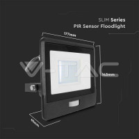LED прожектор Samsung чип 30W 6400K с PIR Сензор