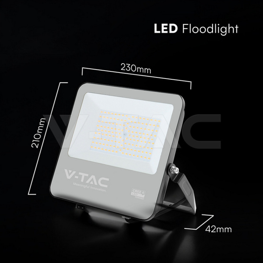 LED Прожектор V-TAC 100W 4000K 135 lm/w Cree Чип