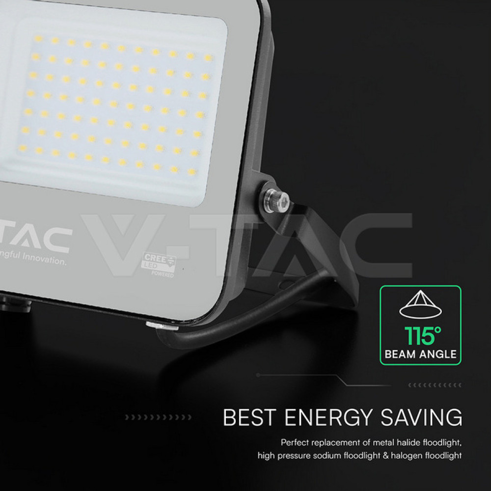 LED Прожектор V-TAC 50W 4000K 185 lm/w Cree Чип