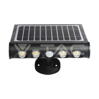 LED соларна стенна лампа 8W 4000K с батерия 37V 4000mAh