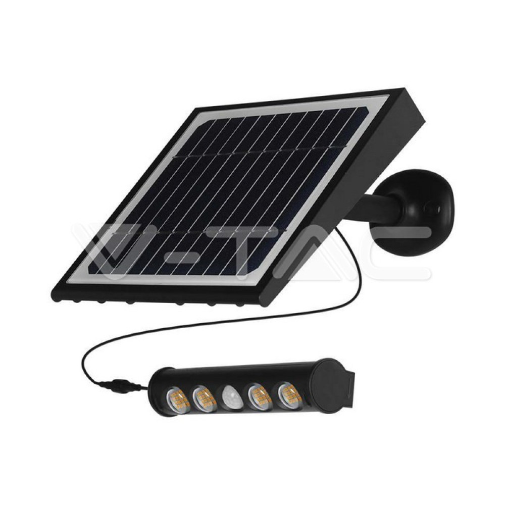LED соларна стенна лампа 8W 4000K с батерия 37V 4000mAh