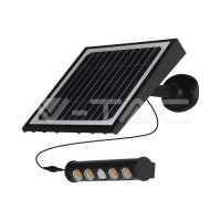 LED соларна стенна лампа 8W 4000K с батерия 37V 4000mAh