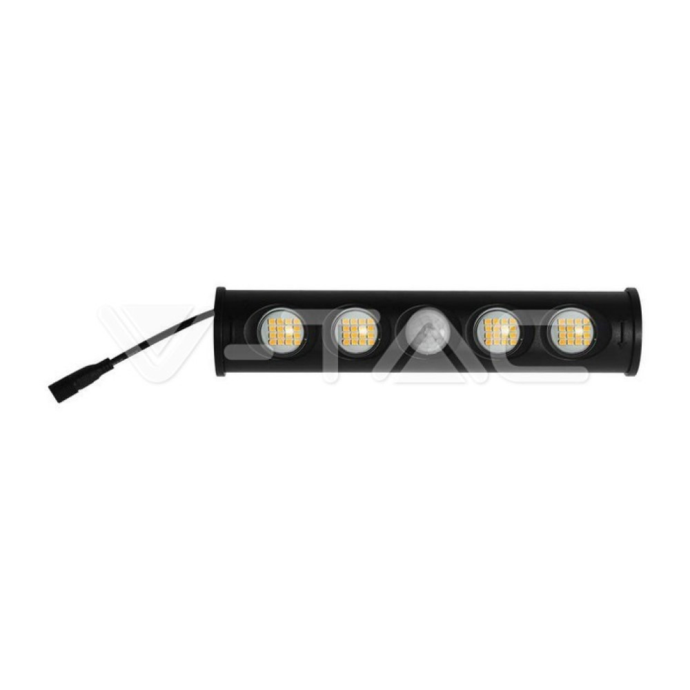 LED соларна стенна лампа 8W 4000K с батерия 37V 4000mAh