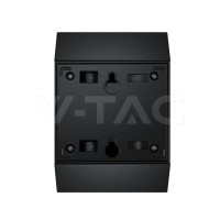 LED соларна стенна лампа със сензор 2.5W цвят черен