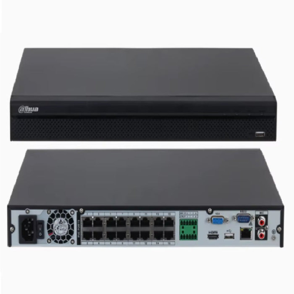 Мрежов видеорекордер Dahua NVR 4216-16P-4KS3, Poe, 16 Канален