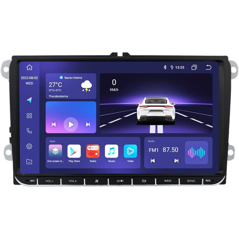 Мултимедия за VW 8227 Golf 5, Passat B6 B7 Touran Caddy 1/32GB