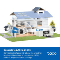 Соларна 4G LTE камера с батерия TP-Link Tapo C465