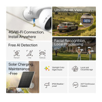 Соларна 4G LTE камера с батерия TP-Link Tapo C665G KIT