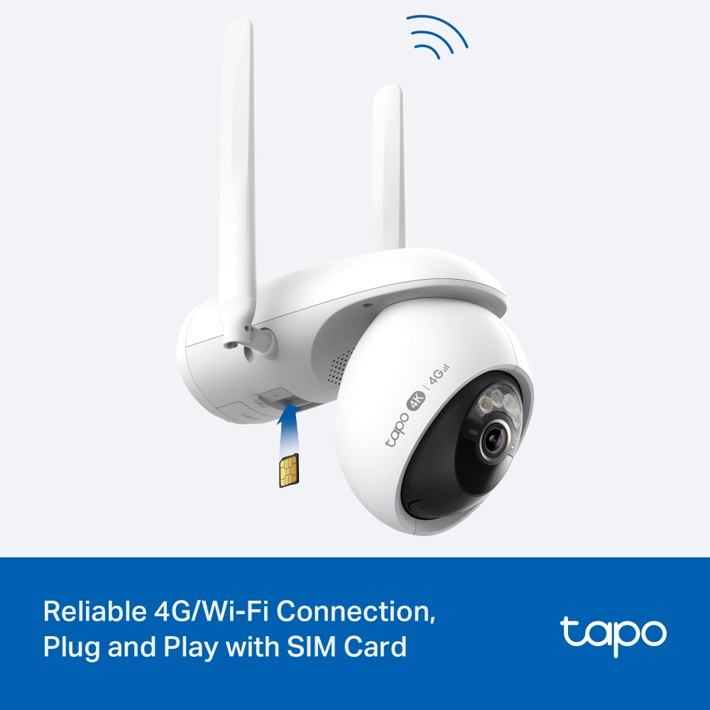 Соларна 4G LTE камера с батерия TP-Link Tapo C665G KIT