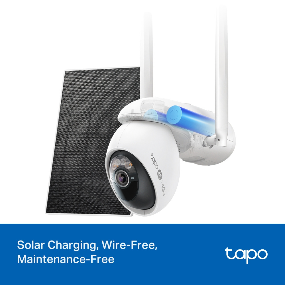 Соларна 4G LTE камера с батерия TP-Link Tapo C665G KIT