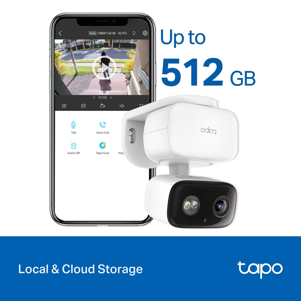 Wi-Fi IP камера TP-Link Tapo C206 вътрешен и външен монтаж