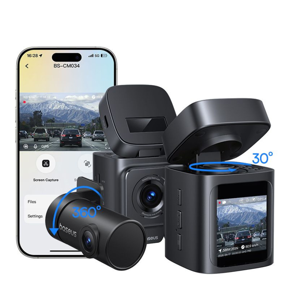 Видеорегистратор Baseus Dash Camera PrimeTrip VD1