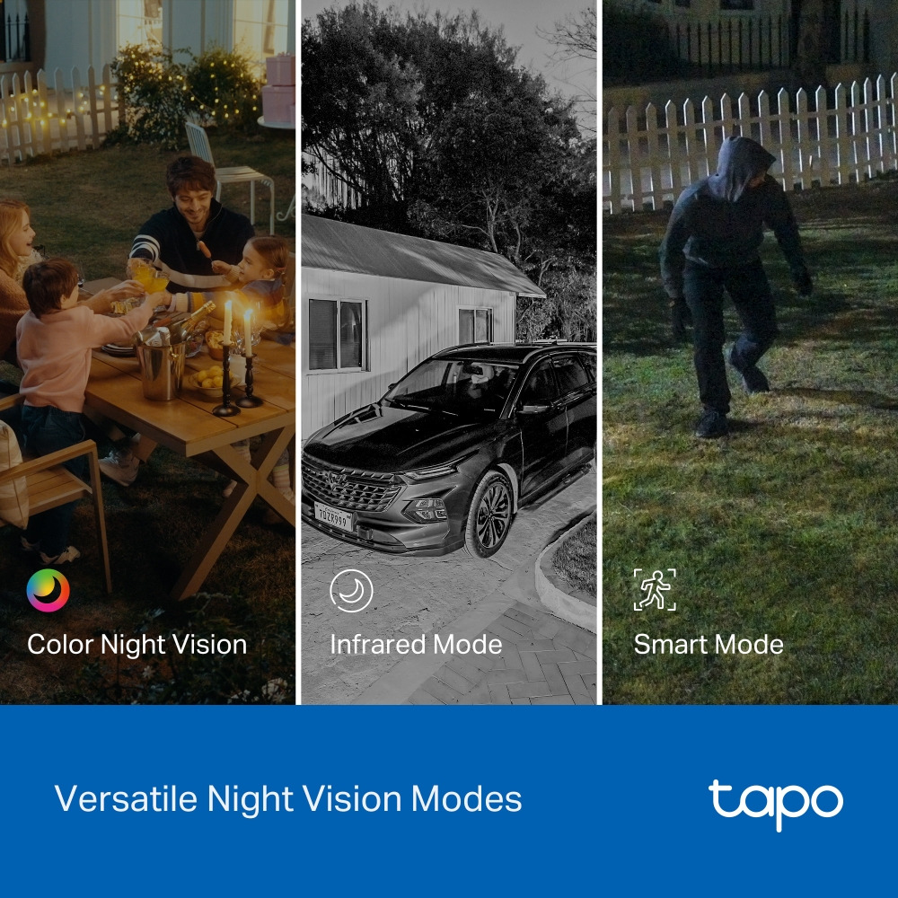 Wi-Fi IP камера с два обектива TP-Link Tapo C545D, 3MP